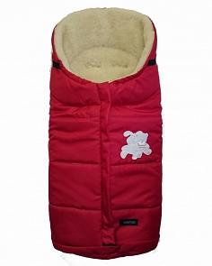 Спальный мешок в коляску №12 из серии Wintry, цвет - красный (Womar, 00-0013363 _4/1 красный)